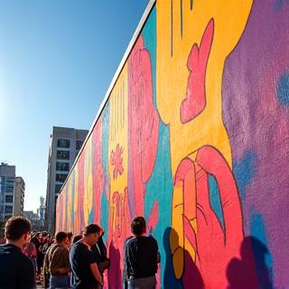 Arte colaborativo - Mural