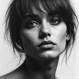 Dibujo a carboncillo - Retrato